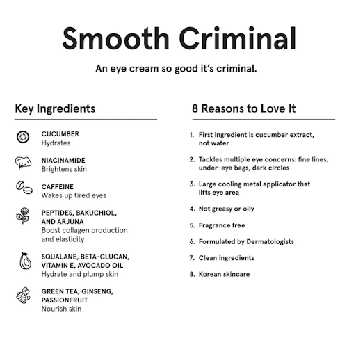 Jaxon Lane Smooth Criminal Eye Cream