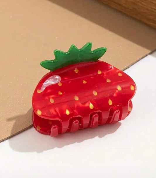 Strawberry Mini Hair Clips