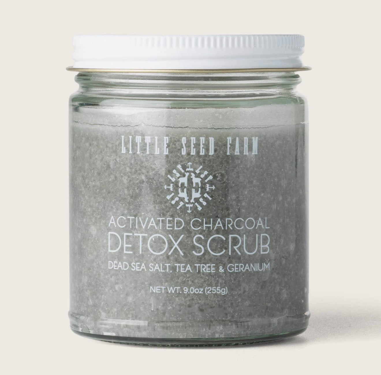 Little Seed Farm Activated Charcoal Detox Salt Scrub