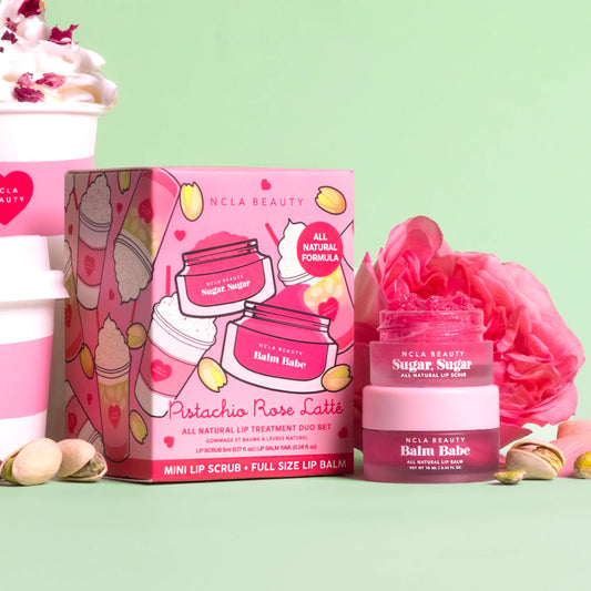 NCLA Pistachio Rose Latte Valentine's Day Lip Care Set