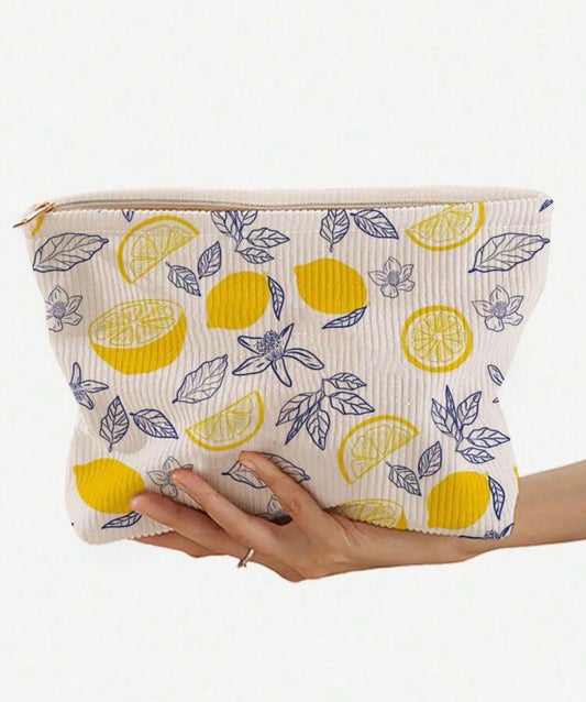 Lemon Makeup Pouch