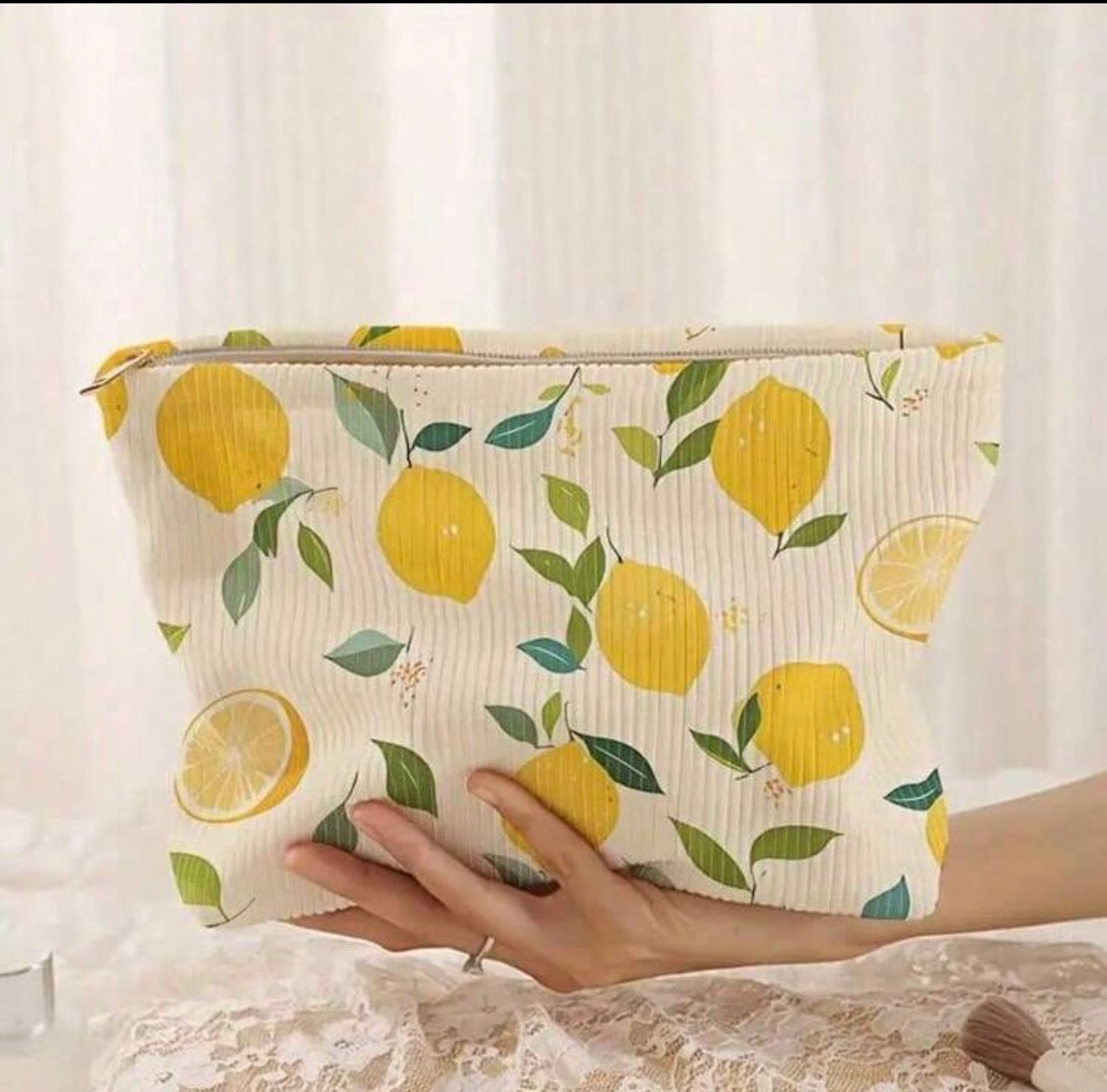 Lemon Makeup Pouch