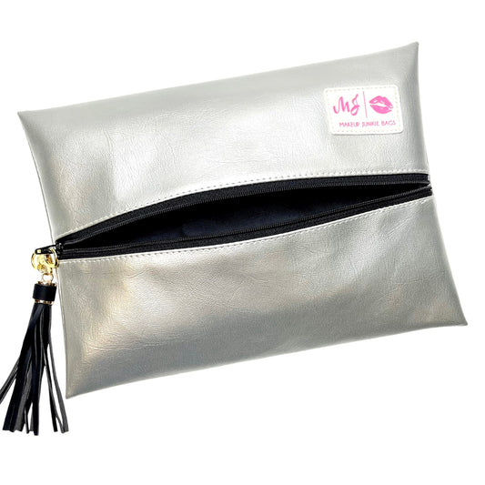 Makeup Junkie Silver Lining - Onyx Makeup Bag
