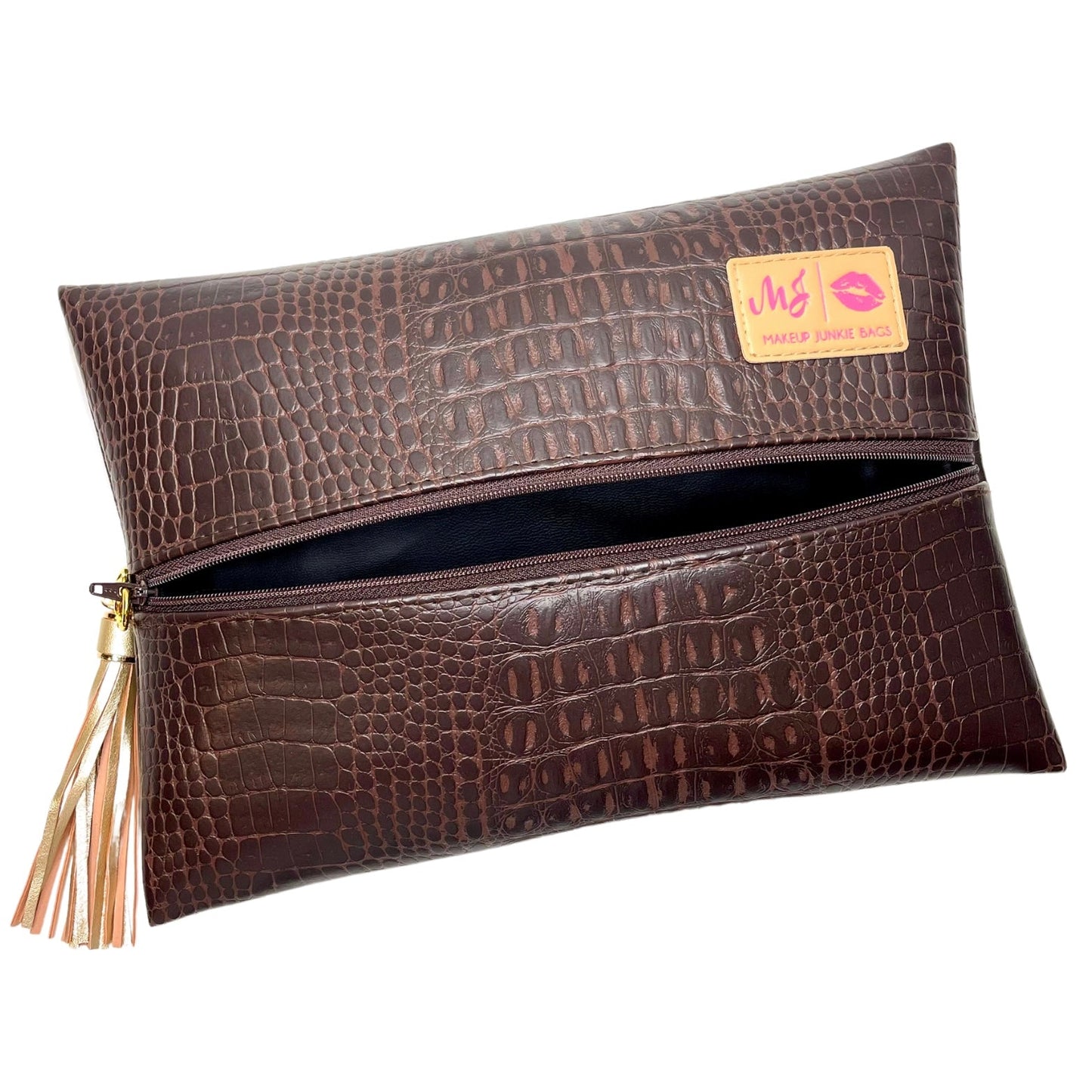 Makeup Junkie Shade of Chocolate Makeup Bag