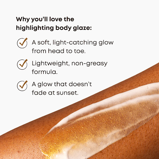 Bushbalm Highlighting Body Glaze - Vanilla Coconut