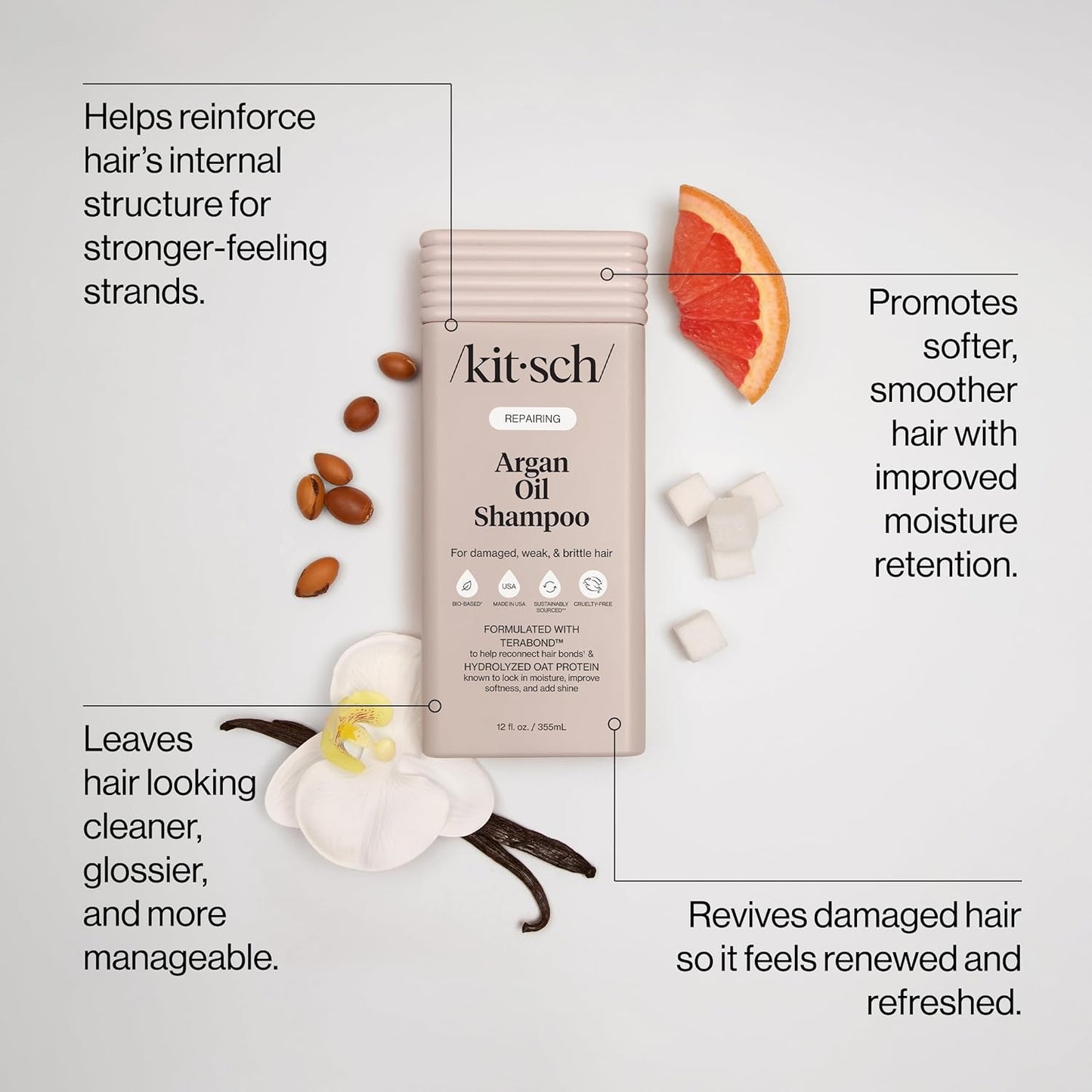 Kitsch Argan Oil Repairing Shampoo