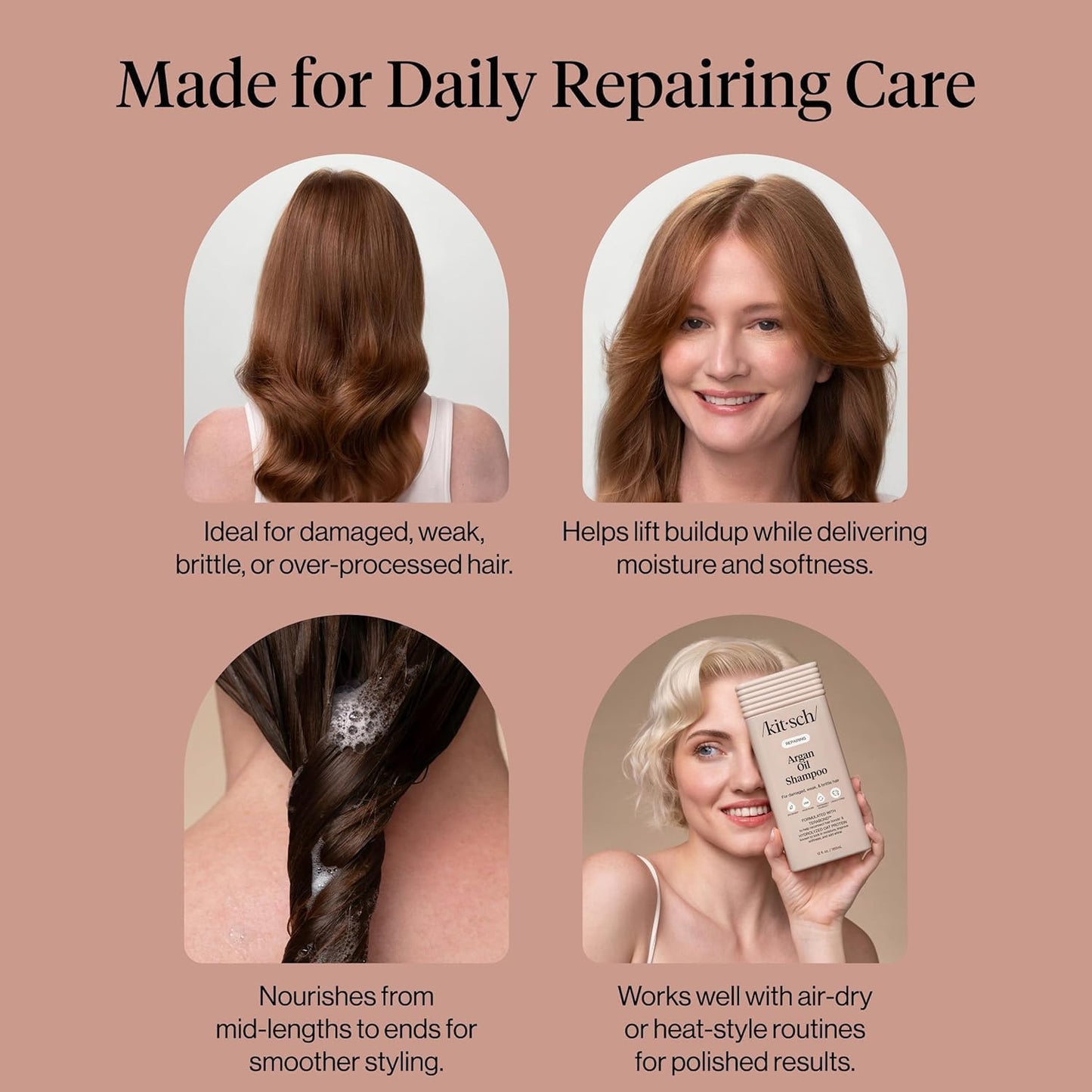 Kitsch Argan Oil Repairing Shampoo