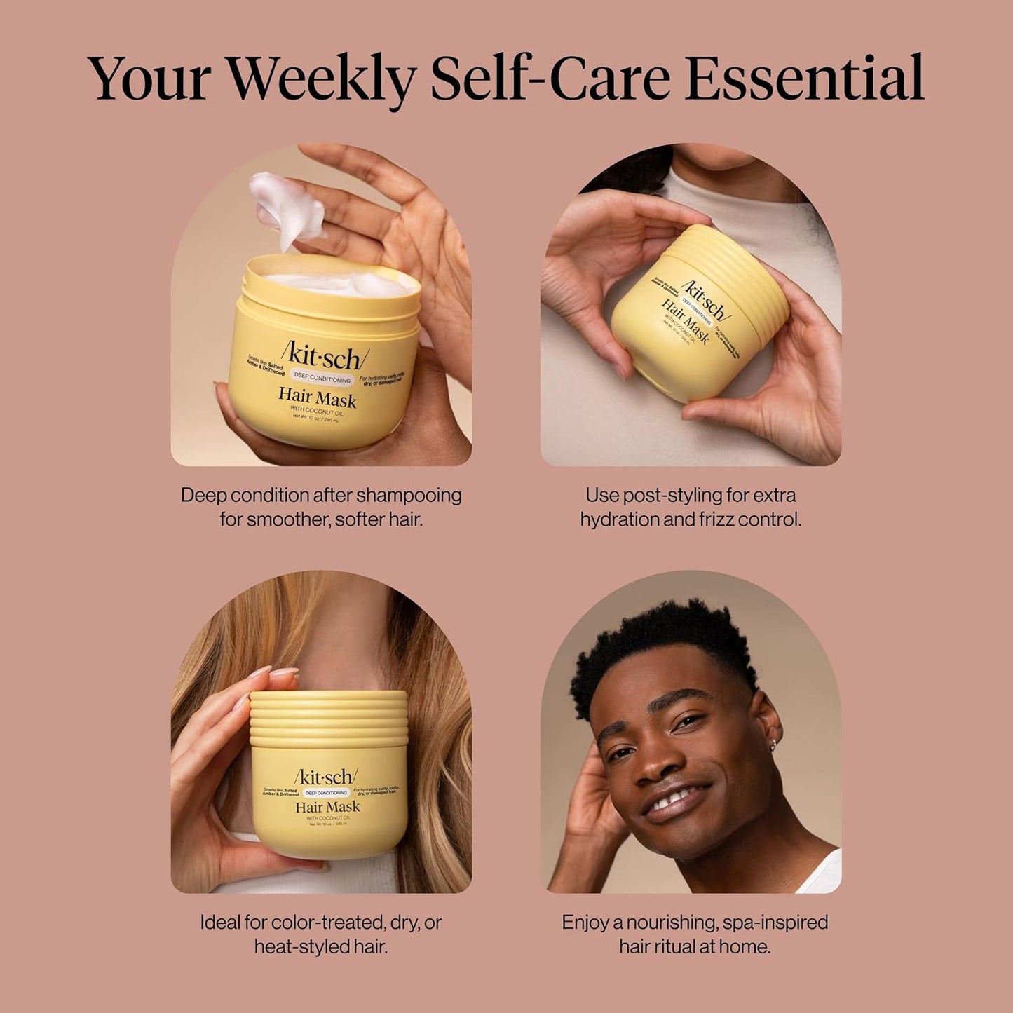 Kitsch Moisturizing Coconut Oil Deep Conditioning Treatment Mask