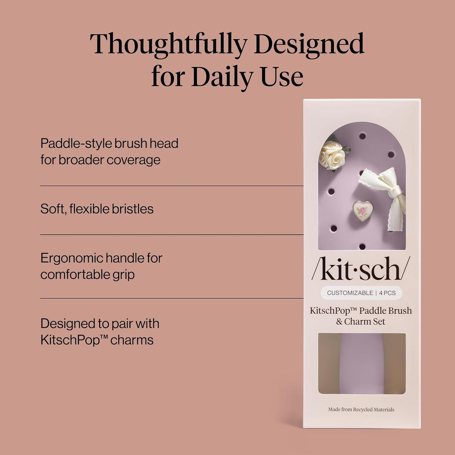 Kitsch KitschPop Paddle Brush