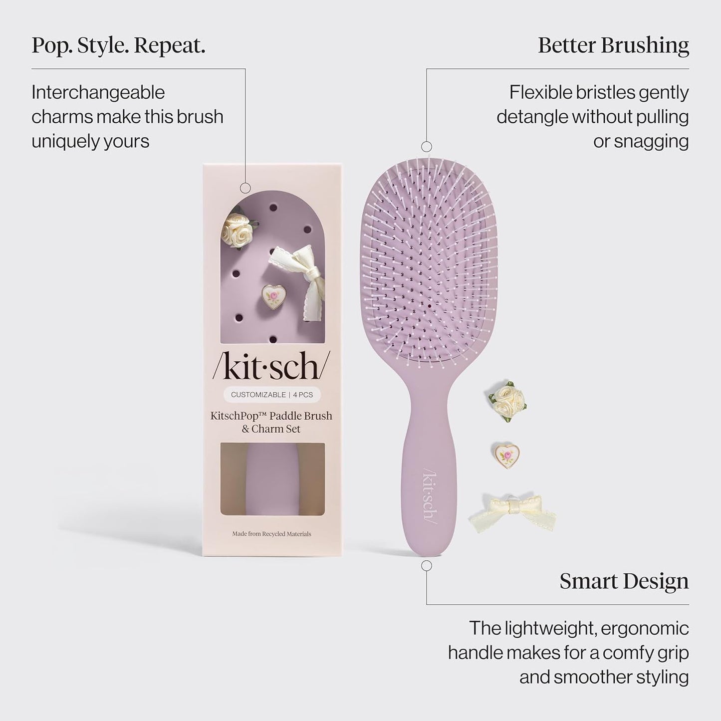 Kitsch KitschPop Paddle Brush