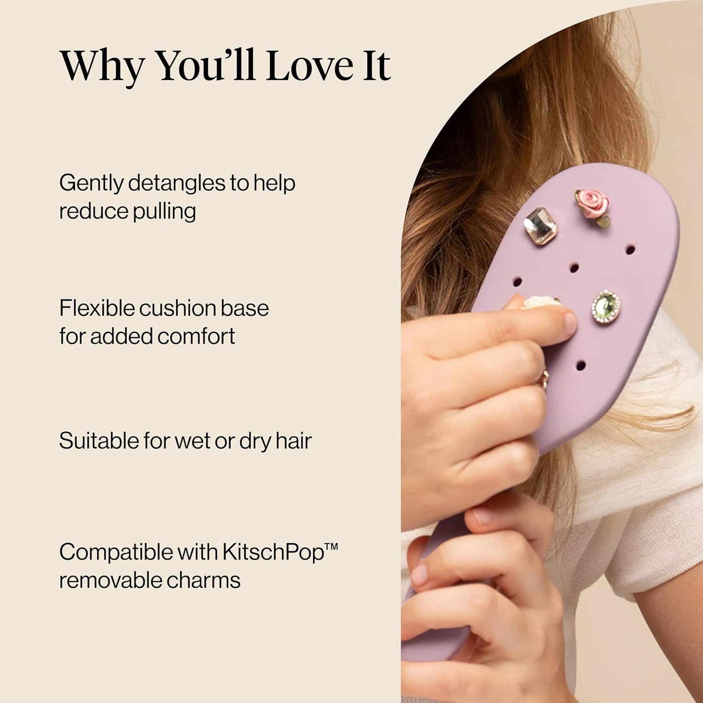 Kitsch KitschPop Paddle Brush