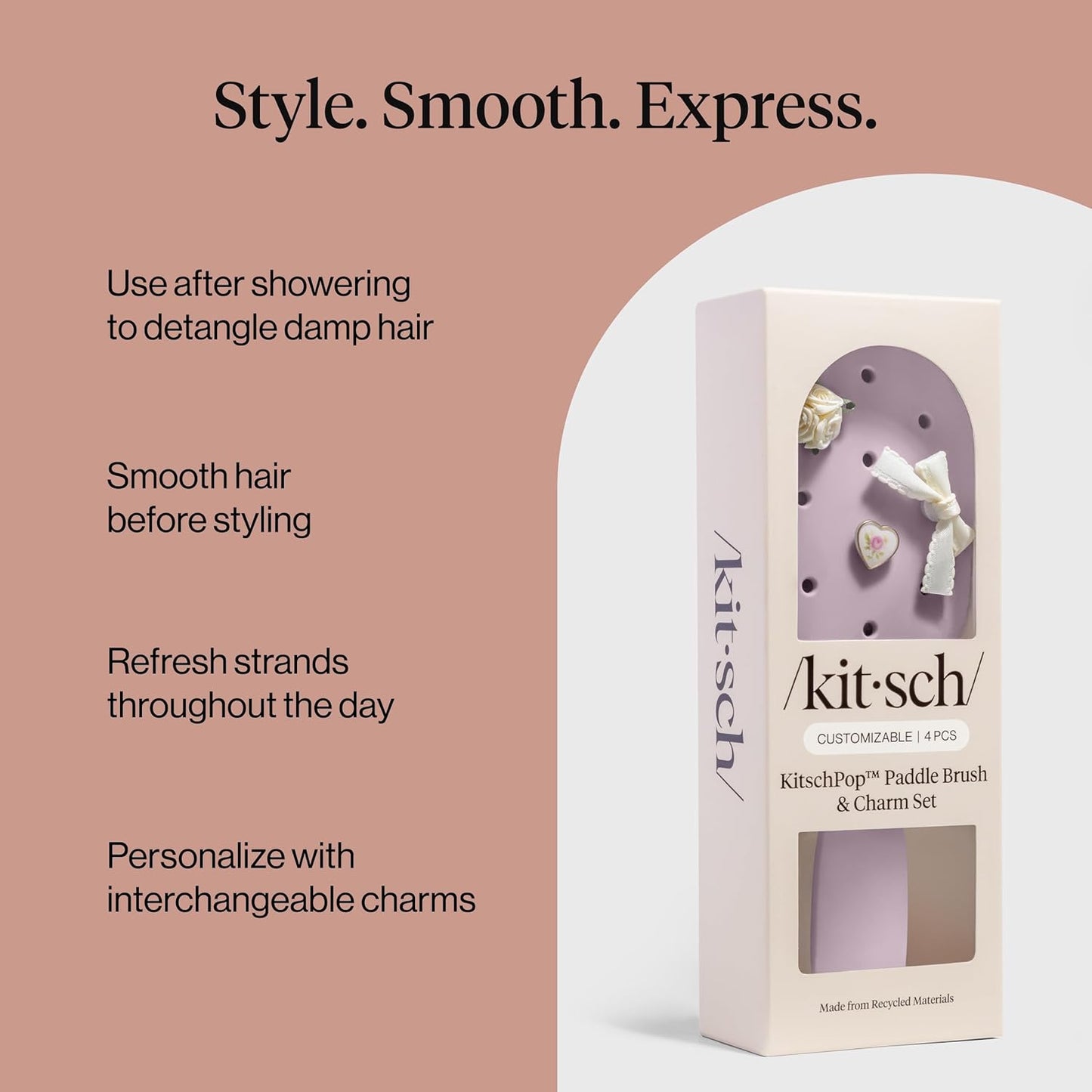 Kitsch KitschPop Paddle Brush