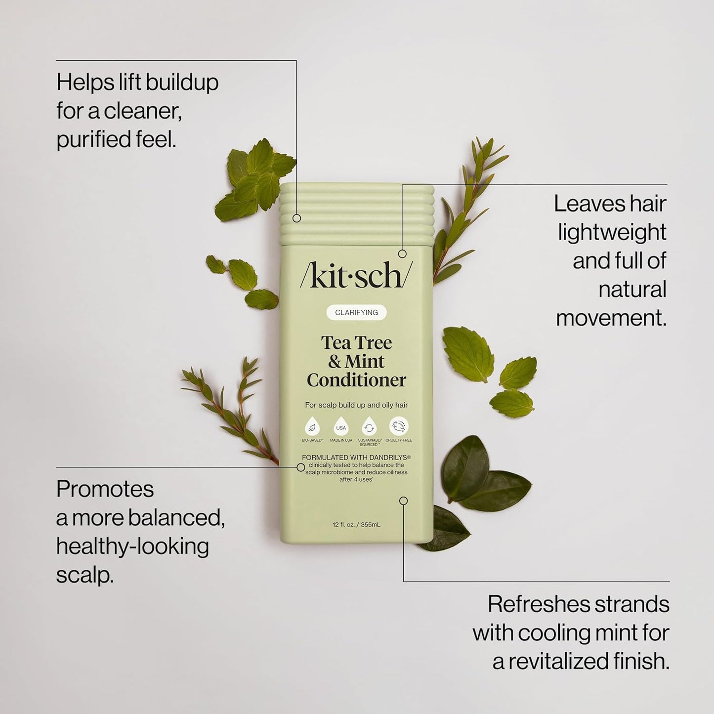 Kitsch Tea Tree & Mint Clarifying Conditioner