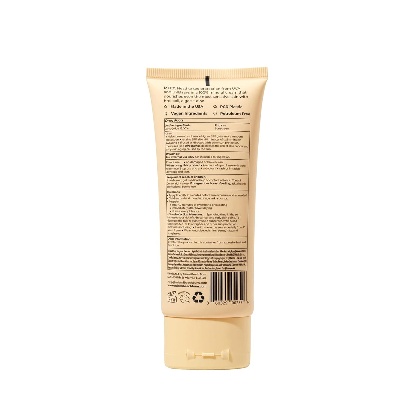 Miami Beach Bum Bodyguard Mineral Sunscreen SPF 30