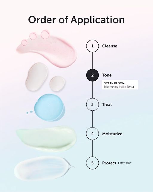 Earth Harbor Ocean Bloom Brigtening Milky Toner