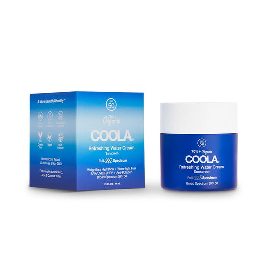 Coola Refreshing Water Cream Organic Face Sunscreen SPF 50