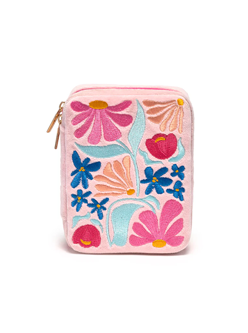 Living Royal Jewelry Zip Case - Retro Flower
