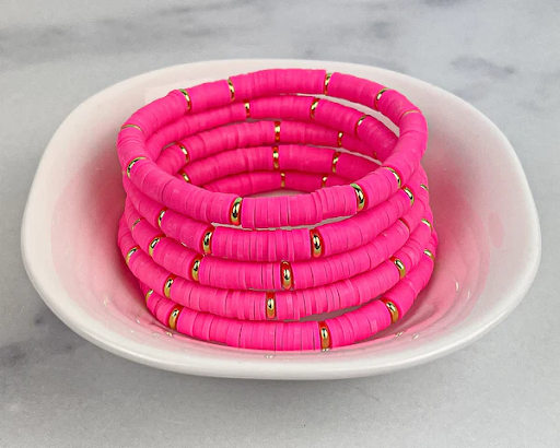 Mod Miss Jewelry Heishi Color POP Bracelet