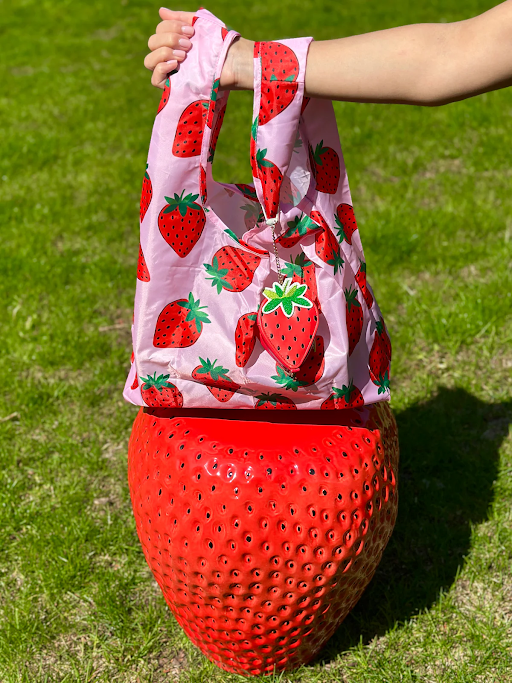 Living Royal 2 In 1 Charm + Shopper Bag - Strawberry