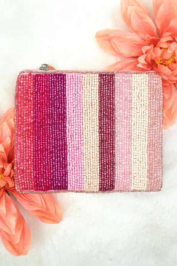 Seed Bead Coin Purse
