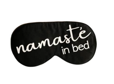 The Sleepy Cottage Namasté in Bed Silk Sleep Mask