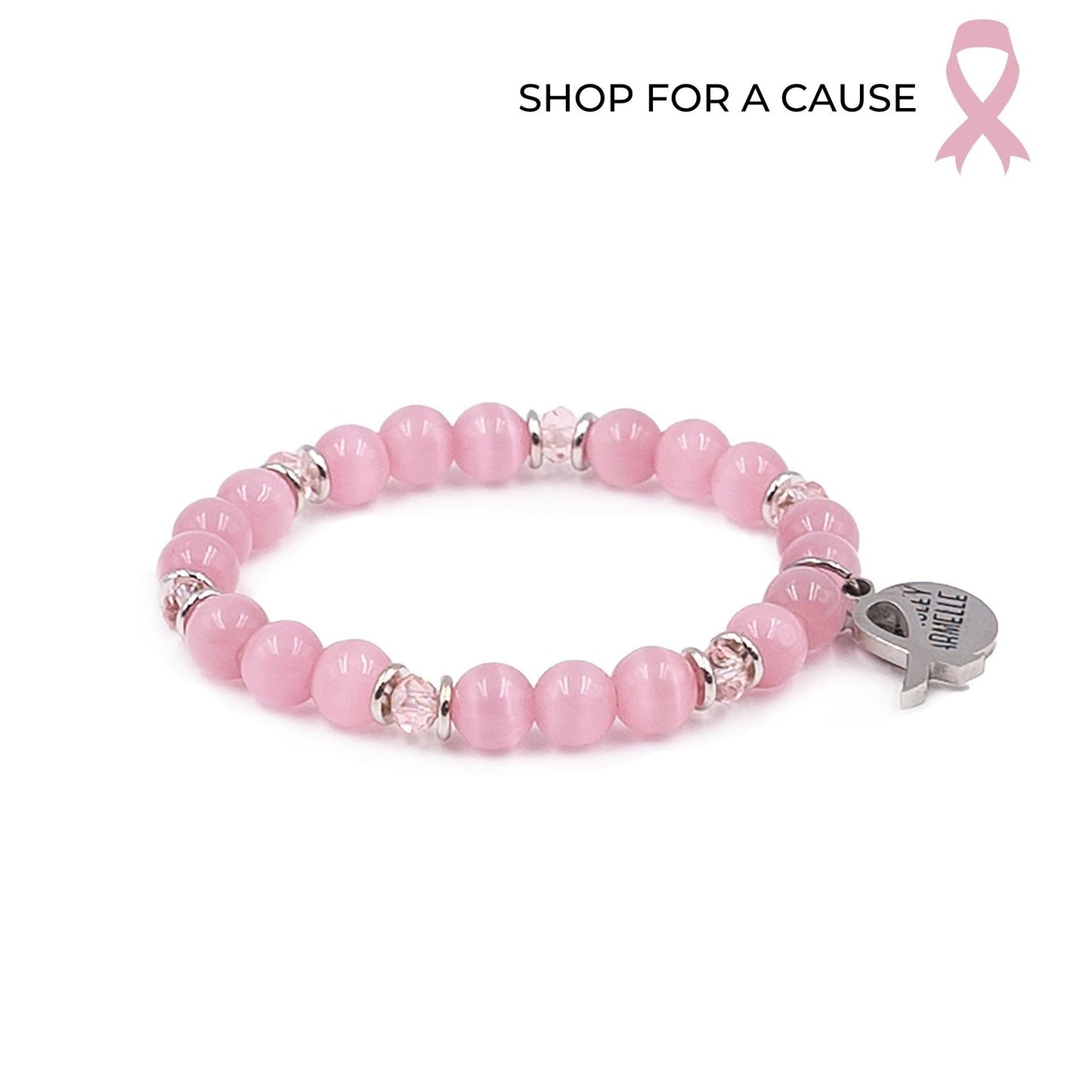 Kinsley Armelle Breast Cancer Awareness Bracelet
