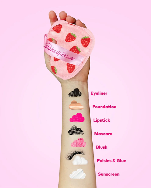 Makeup Eraser 7 Day Set - Strawberry Fields