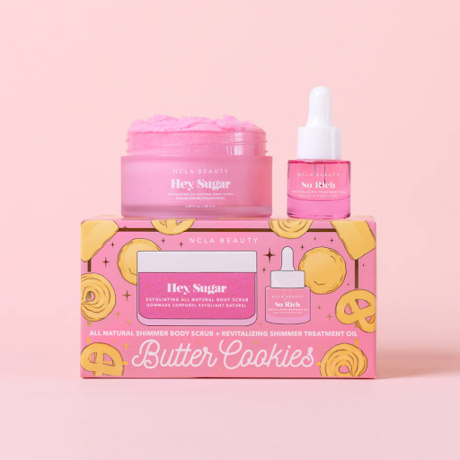 NCLA Body Scrub + Treatment Oil Gift Set